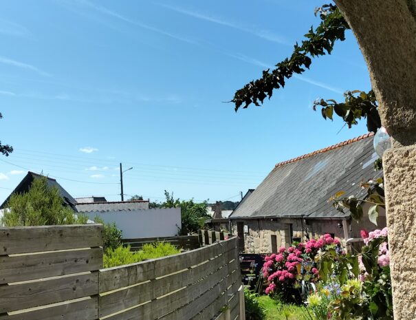 allée fleurie